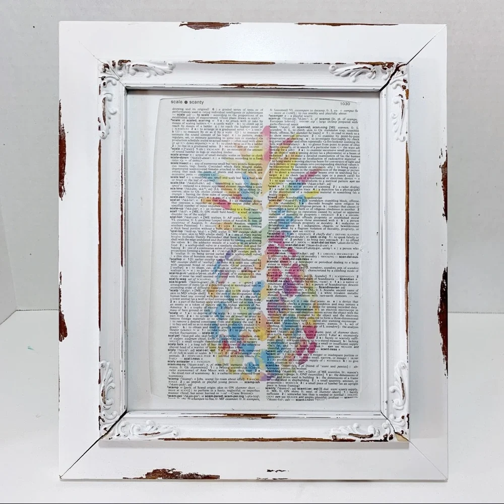 Dictionary Art Print Pineapple, Vintage Art Print, Dictionary Print